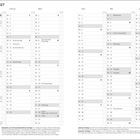 Jahresplaner 2027: Feiertage und ausgewählte Daten sind vermerkt, zum Beispiel Neujahr am 1. Januar und Ostern am 28. März.