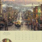 „Gebet ist der Schlüssel; denn es hat eine wunderbare Stärke wie erwecken in einer festen Stadt. Psalm 122:2“ und „Februar“. 

Eine malerische Straßenszene bei Dämmerung mit Autos, Menschen und einer Brücke im Hintergrund.