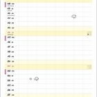 Kalender für Februar, Wochentage und -nummern, Illustration mit Männchen auf Motorrad und anderer Figur in Rennkiste.