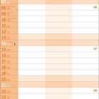 Kalender für Februar 2027: Feiertage wie Rosenmontag (8.) und Valentinstag (14.) sind markiert.