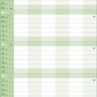 Kalenderblatt Februar 2027, Wochentage und Daten tabellarisch. Hervorgehoben: Rosenmontag am 7., Valentinstag am 14.