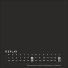 Kalender für Februar. Wichtige Tage: 8. Rosenmontag, 9. Fastnacht, 10. Aschermittwoch, 14. Valentinstag.