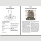 Schillings Denkmal-Bildprogramm; Die Hauptinschrift auf dem Denkmal-Postament. Text, Diagramm und Denkmal-Illustration.
