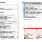 „INHALTSVERZEICHNIS“, gefolgt von Kapiteln wie „Vorwort“, „Symbole“, „Übersichtskarte“. Es gibt eine Symbolerläuterung.
