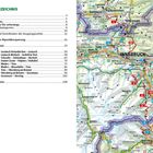 INHALTSVERZEICHNIS, Vorwort S. 3, Karten, Etappen, GPS-Daten. Karte zeigt Alpenregion: Garmisch-Partenkirchen, Innsbruck.