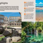 "Die Highlights: Kroatiens perfekte Mischung aus Städten, Landschaften und Meer. Bild: Römisches Amphitheater, Küste, Wasserfall."