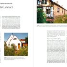 Text: "Viel Atmosphäre, neuer Wohnwert. OBEN Varianten historischer Bauweisen in saniertem Zustand."

Links Text über Renovierung, rechts drei Bilder renovierter Häuser.