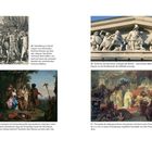 28. Darstellung von Lohensteins Arminius-Roman, 29. Tischbein-Gemälde, 30. Walhalla-Relief, 31. Piloty-Gemälde zu Thusnelda.