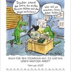 Zwei Krokodile in einem Büro. Text: "Draußen scheint die Sonne..." und "Was soll ich machen, ihnen dabei helfen?". Februar 2027.