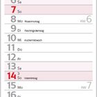 Kalender für Februar 2027, mit Feiertagen wie Maria Lichtmess am 2. und Valentinstag am 14. Britisch-Kurzhaar-Katze oben.