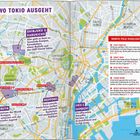 "Wo Tokio ausgeht". Regionen wie Shinjuku, Shibuya, Roppongi mit Beschreibungen; bekannte Highlights wie Club Camelot. Kartenansicht.