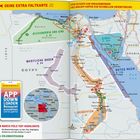 Links oben: "Ort der Erinnerung" auf gelbem Hintergrund. Rechts oben: "ALEXANDRIA & SIWA". Unten: Stadtplan von Alexandria.