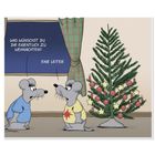 Zwei Mäuse stehen im Raum. Text: "Was wünschst du dir eigentlich zu Weihnachten?" Antwort: "Eine Leiter."