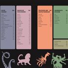 Kapitelüberschriften: "IN DEN LÜFTEN", "UNTER WASSER", "MAGISCHE MISCHWESEN", "TRICKSTER UND GESTALTWANDEL", "SAGENHAFTE KOLOSSE".