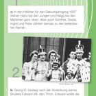 Text: Beliebte Namen 1937, Edward VIII., Hintergrund grün, historische Schwarz-Weiß-Fotografie einer königlichen Gruppe.