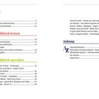 Inhalt: Vorwort, Lernen, Sprechen, Anhang. Themen: Aussprache, Einkaufen, Klubs, Zipperlein, Alltagsprache, Wörterlisten.