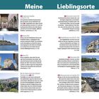 "Meine Lieblingsorte" und kurze Beschreibungen: Euphrasius-Basilika, Rovinj, Hum, Pazin, Brionische Inseln, Amphitheater von Pula, Nesactium, Uferpromenade von Opatija.