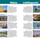 "Meine Lieblingsorte" betitelt; enthält Beschreibungen und Bilder von Sehenswürdigkeiten in Schweden, wie Karlskrona und Göteborg.