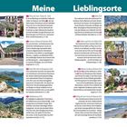 Oben steht "Meine Lieblingsorte". Links: Orte wie "Plaça de Cort, Palma" mit Bildern. Rechts: Orte wie "Deià" und "Sóller".