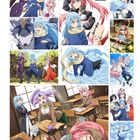 Texte: "ANIME BROS." Illustration mehrerer Anime-Charaktere in verschiedenen Szenen und Posen.