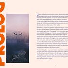 "PROLOG" in großen orangefarbenen Buchstaben; daneben ein Smiley im Nebel auf Glas. Text über Selbstfindung und Lebenssinn.