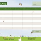 Tabelle mit Spalten: Reiseziel, So kommt man hin, Das muss mit, Das mache ich dort, Eissorte, Punkte. Illustration.