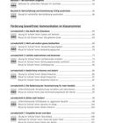 Bausteine und Lernabschnitte für den Umgang mit Gefühlen und Kommunikation im Klassenzimmer sind aufgelistet.