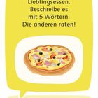 SELBTSEINSCHÄTZUNG, @teacher__light. Illustration eines lächelnden Löwen auf gestreiftem Hintergrund.