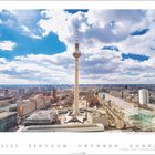 "Fernsehturm, Alexanderplatz, Berlin-Mitte" steht unten rechts. Kalender mit Februarbild des Berliner Fernsehturms.
