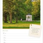 Zitat: „Wenn man die Natur wahrhaft liebt, so findet man es überall schön.“ - Vincent van Gogh. Ein Pavillon im Park.