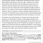 "bandförmige Scheibe" in roter Schrift beschriftet. Text über die Milchstraße, Beschreibung ihrer Eigenschaften und Mythologie. Namenstage und Geburtsdaten bekannter Persönlichkeiten am 11. Januar unten.
