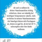 April Donnerstag 15. Tipp zur Waschmaschine: Heiß waschen, um Keime zu vermeiden. Putzlappen bei 90°C verwenden.