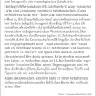 Heute machen wir unserer Herzensdame die Aufwartung und bringen ihr ein etymologisches Ständchen.