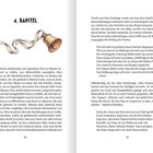 "4. Kapitel" steht oben, eine Illustration einer Glocke mit Band ist darunter. Text ist in zwei Spalten auf den Seiten 86 und 87.
