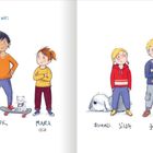 Text: „Die Ringelsockenbande“, „Gespenster im Kleiderschrank“, „SPIEGEL Bestseller-Autorin“. Zwei Kinder mit Kürbis und Gespenstern.