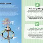 Links: "20. KLAU EINEN MAIBAUM" mit Beschreibung. Rechts: "21. Mach beim Speed-Dating mit" und "22. Lass dir einen Bart stehen".