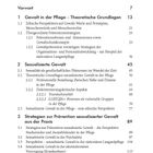 Inhalt: Vorwort, Gewalt in der Pflege, Sexualisierte Gewalt, Prävention, Seitenzahlen. Schwarzer Text auf weißem Hintergrund.