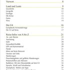 Inhalt mit Seitenzahlen: Vorwort 8, Land und Leute 9, Der E4 16, Reise-Infos von A bis Z 21, weitere Themen bis Seite 42.