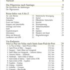 Inhalt, Vorwort 8, Pilgerreise nach Santiago 9, Reise-Infos A-Z 12, Via Podiensis: Le Puy-en-Velay bis Saint-Jean-Pied-de-Port 29.