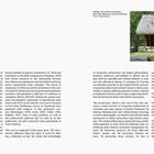 Introduction, Paaepae, stone platform dwelling in Nuku Hiva, Marquesas (French Polynesia), Photo: Philipp Mouser. Links: Text über die Bedeutung der Architektur in tropischen Gebieten. Rechts: Hütte mit Strohdach.