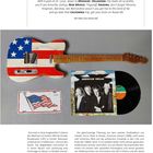 **Vorwort**  
Zitat über US-Städte und Route 66 von Nat King Cole.  
US-Flaggen-Gitarre, eine Schallplatte "American Dream", US-Kennzeichen.