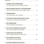 Inhalt: Kapitel über Kanäle, Wälder, Militärisches und mehr, mit Seitenzahlen aufgelistet.
