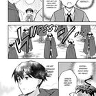 Eine Manga-Seite zeigt mehrere Figuren in Umhängen. Texte beschreiben Fähigkeiten und Ungläubigkeit über deren Anwendung.