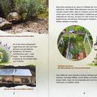 Viele Versteckpflanzen wachsen im Gehege und bieten tollen Schutz. Illustration: Schildkröte mit Lavendel.