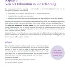 Kapitel 3: Von der Erkenntnis in die Erfahrung; Text über innere Prozesse; Abschnitt "Rituale"; Hinweis auf Downloads.