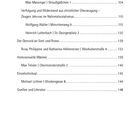 Inhaltsverzeichnis zu Themen wie Widerstand, Verfolgung und Genozid; Seitenzahlen sind dabei angegeben. Unten: Seitenzahl 6.