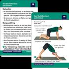 "Vom Vierfüßlerstand zum Dreieck", Startposition erklärt, Übungsausführung beschrieben, Abbildung mit Person in zwei Posen.