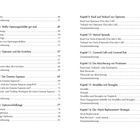 Kapitelüberschriften und Seitenzahlen: Kapitel 5 bis 14 mit Themen zu Optionen, Squeeze, Spreads und Hedging.