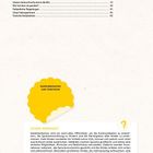 Kopiervorlagen-Inhalt mit Seitenzahlen, gelbes Element mit "Gebärdenkarten zum Download", Text über Gebärdenkarten.