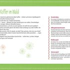 Der Koffer im Wald. Eine Geschichte über Mut, Lachen und Fantasie. Kreatividee, Alltagskompetenzen, Rollenspiel, Sinnesspiel.